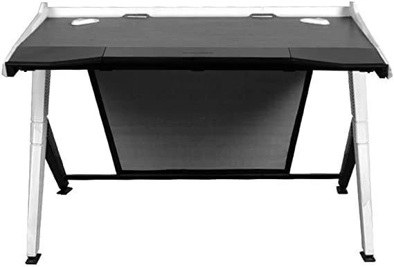 DXRACER Gaming Desk - Black/White - طاولة